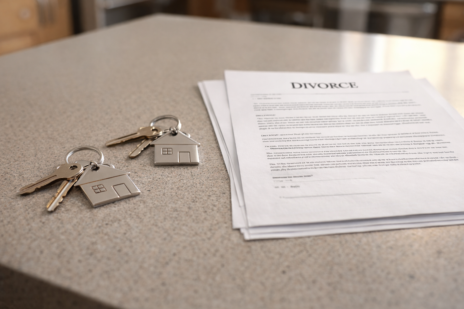 sell house during divorce long island
